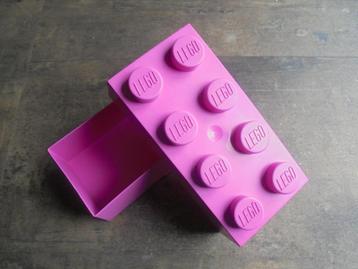 Lego Brick Lunch Box 2x4 (zie foto's) 2, Enlèvement ou Envoi, Utilisé, Lego