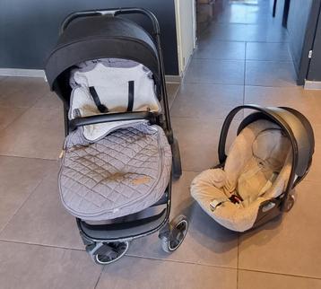 Kit poussette + base isofix, Enlèvement, Utilisé, Poussette combi, Autres marques