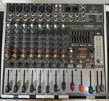 Behringer xenyx x1222usb, Enlèvement, Utilisé, 10 à 20 canaux, Entrée micro