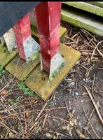 alu bank sokkels, Tuin en Terras, Tuinbanken, Ophalen, Gebruikt, Aluminium