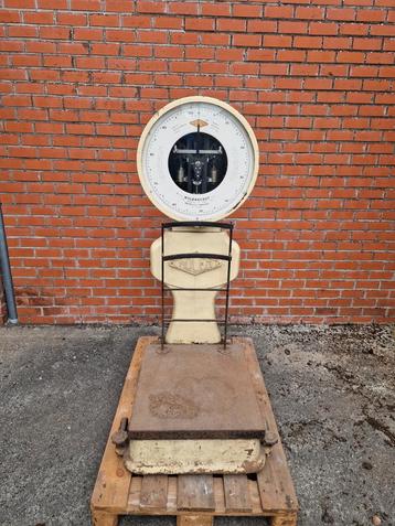 Balance à plateforme antique Molenschot 100 kg, Enlèvement, Comme neuf