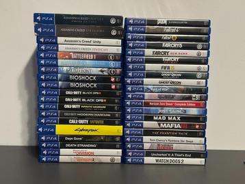 Collection - 39 Jeux PS4 beschikbaar voor biedingen