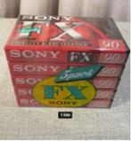 5 Nieuwe Sony FX 90 Cassettebandjes - SEALED, Cd's en Dvd's, Cassettebandjes, Ophalen of Verzenden, Nieuw in verpakking, 2 t/m 25 bandjes