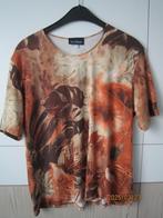 Blouse met korte mouwen, Maat 38/40 (M), Bruin, Verzenden, Sixth sense