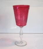 Verre sculpté XL ancien, tasse « Victor » de 28,5 cm de haut, Antiquités & Art, Envoi