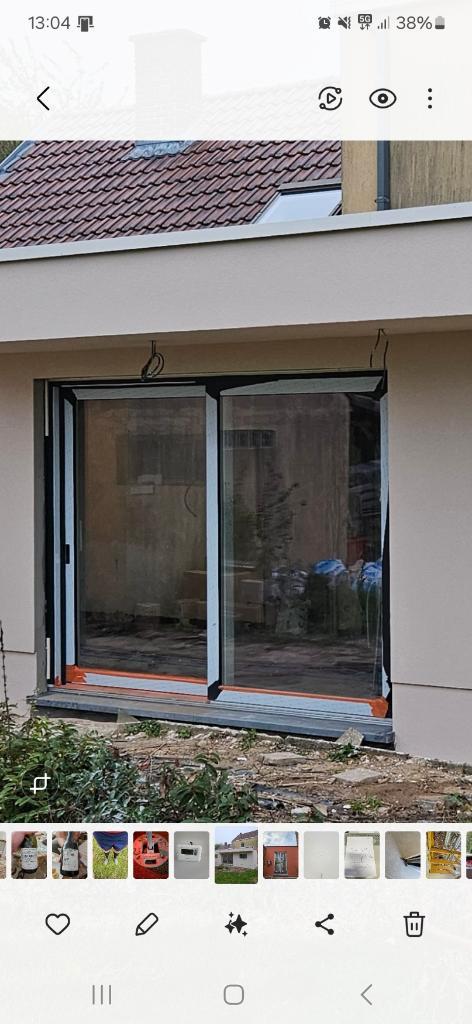 Chassis Coulissant Kommerling, Bricolage & Construction, Châssis & Portes coulissantes, Neuf, Baie vitrée coulissante, Autres matériaux