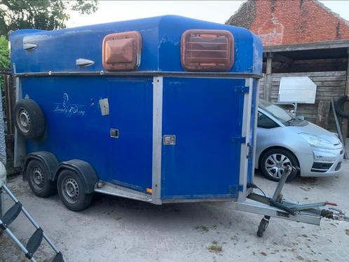 Paardentrailer, Dieren en Toebehoren, Paarden en Pony's | Trailers en Aanhangwagens, Gebruikt, 2-paards trailer, Ophalen
