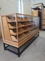 vintage antieke Engelse winkeltoog toonbank met schuiven, Enlèvement