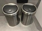 2 vuilbakjes of afvalbakjes van Brabantia, Huis en Inrichting, Woonaccessoires | Prullenbakken, Ophalen, Zo goed als nieuw