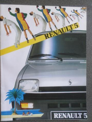 Renault 5 & Alpine 1984 Brochure beschikbaar voor biedingen