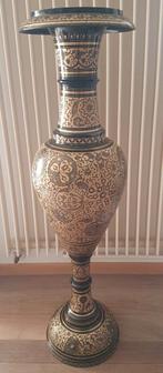 Oosterse bronzen vaas 125 cm. hoog en weegt 19 kgr, Huis en Inrichting, Woonaccessoires | Zuilen en Pilaren, Ophalen, Zo goed als nieuw