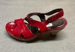 Rode hak sandalen maat 35 benoite c, Kleding | Dames, Schoenen, Ophalen, Sandalen of Muiltjes, Zo goed als nieuw, Rood
