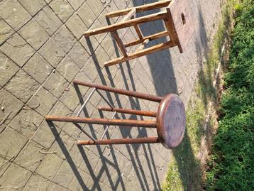 Barkrukken, Huis en Inrichting, Barkrukken, Ophalen, Gebruikt, Met voetsteun, 60 tot 90 cm