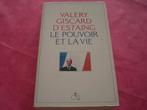 LIVRE: Le Pouvoir et La Vie - V. Giscard D'Estaing, Boeken, Geschiedenis | Nationaal, Verzenden, Gelezen, Giscard D'Estaing