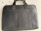lederen laptoptas, Computers en Software, Laptoptassen, Ophalen, 14 inch, Zo goed als nieuw, Aktetas