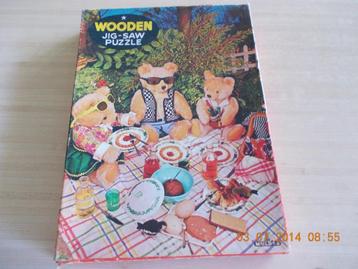 Houten puzzel, 3 Beren van Mulder. beschikbaar voor biedingen