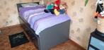 Eenpersoonsbed hoogslaper met opbergruimte  dmv schuiven, 100 cm, Gris, Enlèvement, Utilisé
