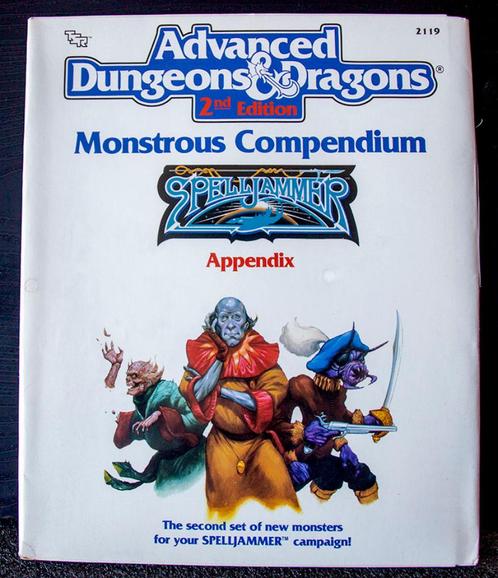 ADD2ndEd-Spelljammer Monstrous Compendium Appendix TSR 1991, Hobby & Loisirs créatifs, Wargaming, Comme neuf, Autres types, Enlèvement ou Envoi