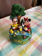 Disney muziekdoosje - Mickey & Minnie Mouse Picknick, Collections, Disney, Mickey Mouse, Statue ou Figurine, Enlèvement ou Envoi