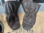 Vintage lederen wanten / oldtimer wanten gewatteerd, Ophalen of Verzenden