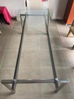 Eettafel in glas, Ophalen, Gebruikt, 200 cm of meer, 50 tot 100 cm
