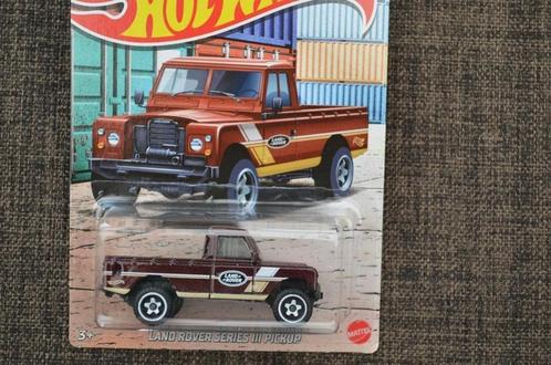 221 / Hot Wheels LAND ROVER SERIES III PICKUP, Kinderen en Baby's, Speelgoed | Racebanen, Nieuw, Hot Wheels, Ophalen of Verzenden