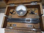 antieke voltmeter ELEKTRA Moser ANTWERPEN in houten box doos, Antiek en Kunst, Antiek | Gereedschap en Instrumenten, Ophalen of Verzenden