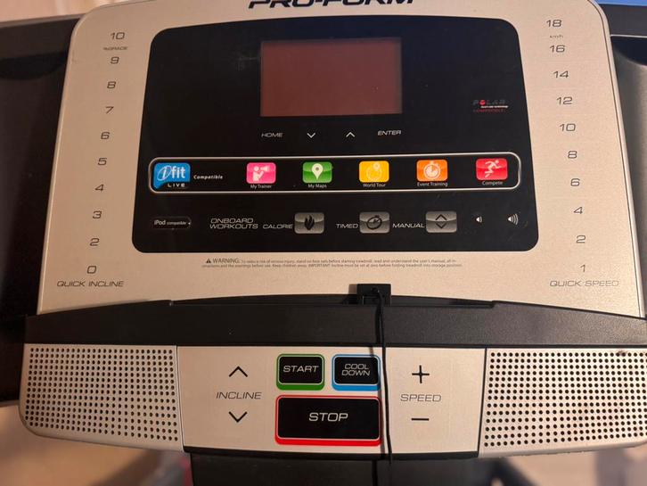 Tapis de course Pro-Form 710 ZLT – Très bon état – Pliable, Sport en Fitness, Overige Sport en Fitness, Zo goed als nieuw, Ophalen