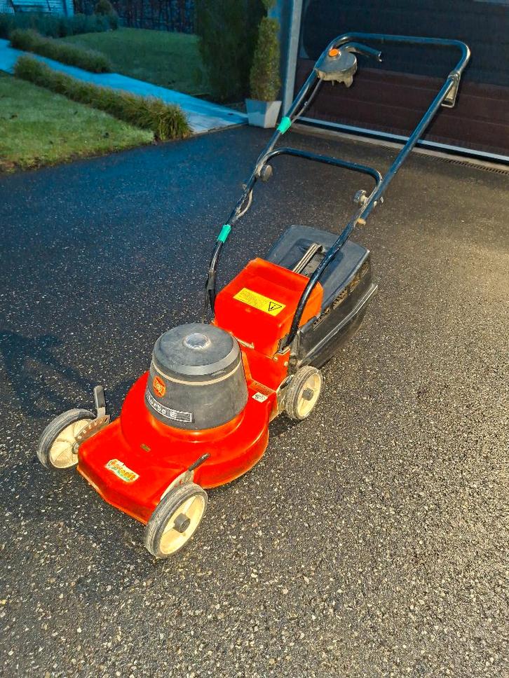 Elektrische grasmaaier turbo E favorit Brems motor, Jardin & Terrasse, Tondeuses à gazon, Comme neuf, Tondeuses à gazon électriques