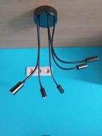 Design hanglamp met 5 LED lampen, Moins de 50 cm, Comme neuf, Enlèvement, Métal