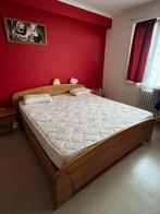 2persoonsbed + kast, Huis en Inrichting, Slaapkamer | Complete slaapkamers, Ophalen, Gebruikt, Tweepersoons