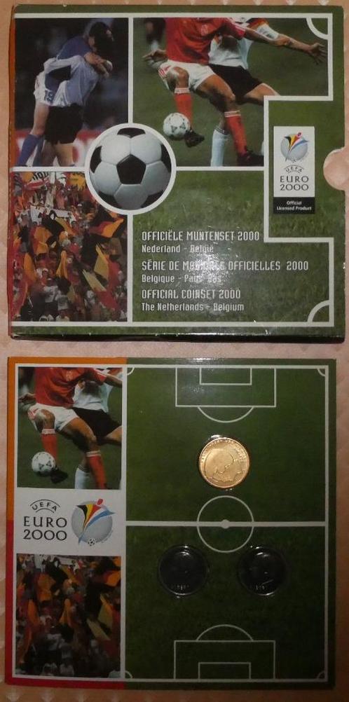 FDC-set België/Nederland Euro 2000, Postzegels en Munten, Munten | België, Setje, Metaal, Ophalen of Verzenden
