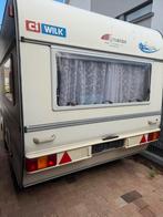 Caravan 4 personen, Caravans en Kamperen, Caravans, Vast bed, Uitbouw voortent, Particulier, Tot en met 4