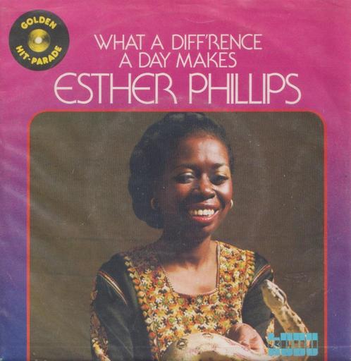 Esther Phillips – What a difference a day makes – Single, CD & DVD, Vinyles Singles, Utilisé, Single, R&B et Soul, 7 pouces, Enlèvement ou Envoi