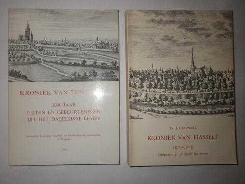 Kroniek van Tongeren, Kroniek van Hasselt, Boeken, Geschiedenis | Stad en Regio, Gelezen, 14e eeuw of eerder, Ophalen