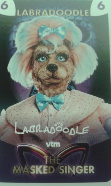 Carte de collection « Labradoodle » Masked Singer 2024, Enlèvement ou Envoi, Neuf