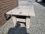 Tuintafel-salontafel gratis, Tuin en Terras, Ophalen, Gebruikt, Hout