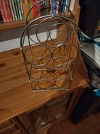 Wijn Rekje Zeven flessen AFHALING LEES BESCHRIJVING, Ophalen, 5 tot 15 flessen, Zo goed als nieuw, Metaal