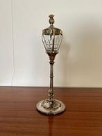 Verzilverde olielamp kandelaar, Antiek en Kunst, Ophalen