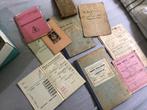 Oude documenten, militair, huwelijk, zegelboekjes, papieren, Ophalen, Gelezen