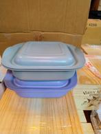 tupperware 2 microgolf/oven kommen van 2l inhoud, Ophalen of Verzenden, Gebruikt, Groen