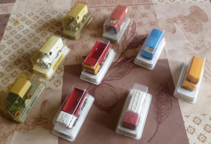 Efsi vrachtwagens in blister, Hobby en Vrije tijd, Modelauto's | Overige schalen, Gebruikt, Bus of Vrachtwagen, Ophalen of Verzenden