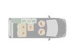 Mercedes-Benz V250 Marco Polo 119 CDI Met 2 schuifdeuren BE4, Caravans en Kamperen, Mobilhomes, Particulier, Mercedes-Benz