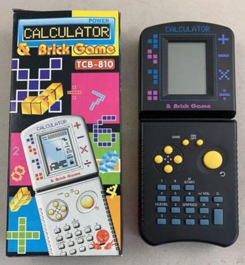 Calculateur de puissance Brick Game TCB-810 Tetris Handheld 
