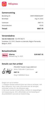 Verkoop nieuw electricity fiets., Fietsen en Brommers, Elektrische fietsen, Ophalen, Nieuw