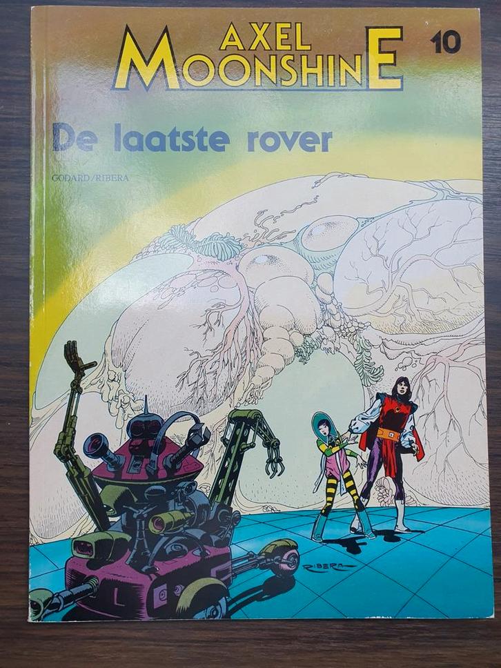 Axel Moonshine - De laatste Rover (Arboris 10), Boeken, Stripverhalen, Gelezen, Eén stripboek, Ophalen of Verzenden