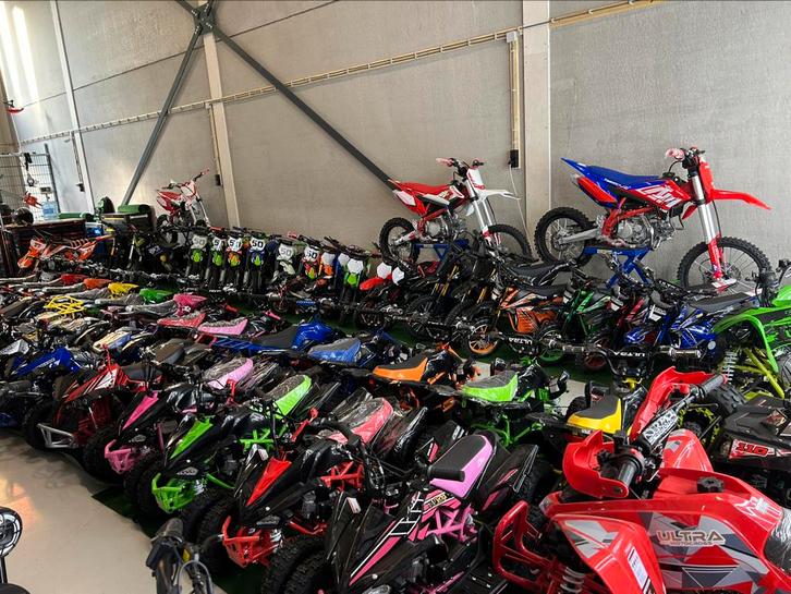 Nieuwe elektrische of benzine kinder quads of crossers, Kinderen en Baby's, Speelgoed | Buiten | Accuvoertuigen, Nieuw, Ophalen