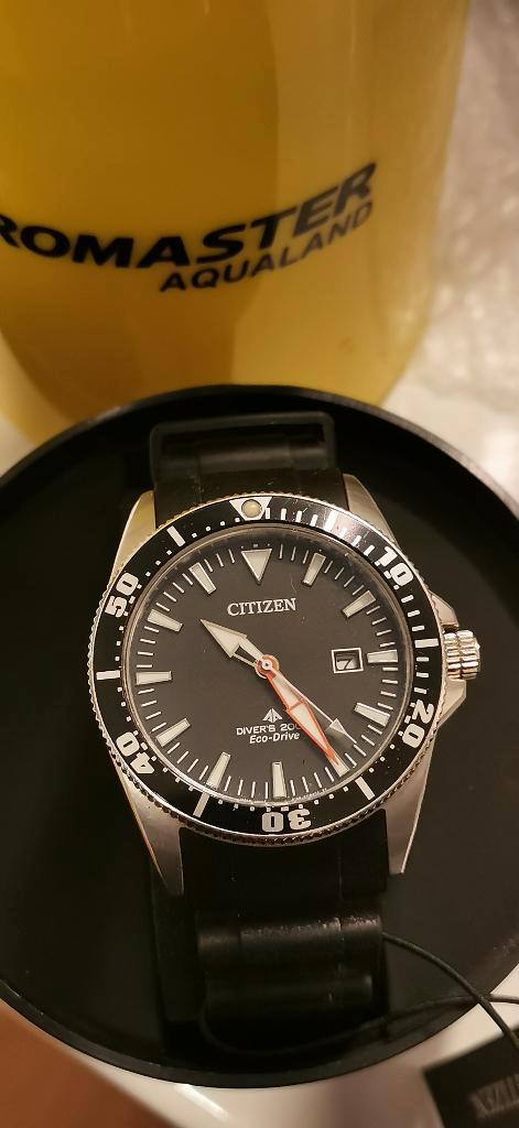 Citizen Promaster BN100-42E, Handtassen en Accessoires, Horloges | Heren, Zo goed als nieuw, Polshorloge, Citizen, Staal, Kunststof