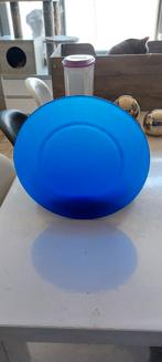10 glazen grote blauwe borden, Bord(en), Ophalen