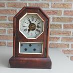 Antieke Engelse opwindklok - werkt nog!, Antiek en Kunst, Ophalen